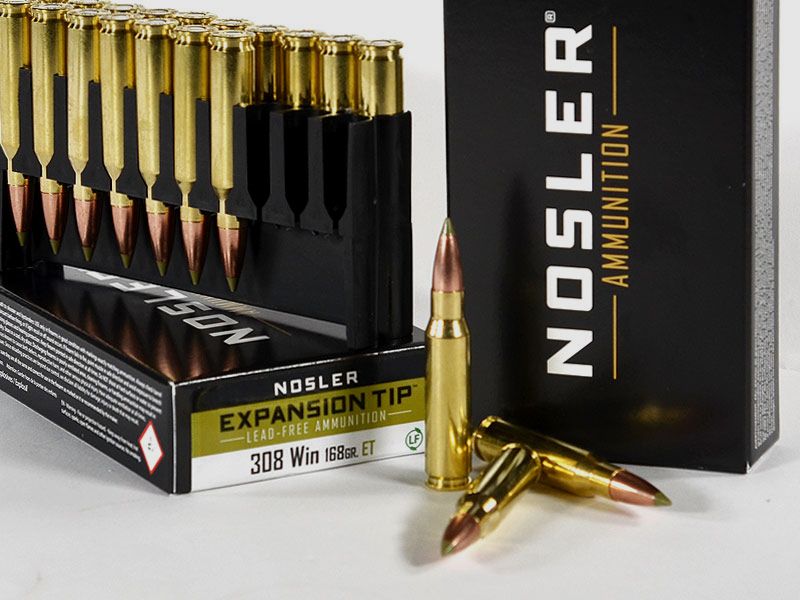 NOSLER Expansion TIP .308 Winchester 168 grs 1 verpakking (20 schoten à €2,495*)