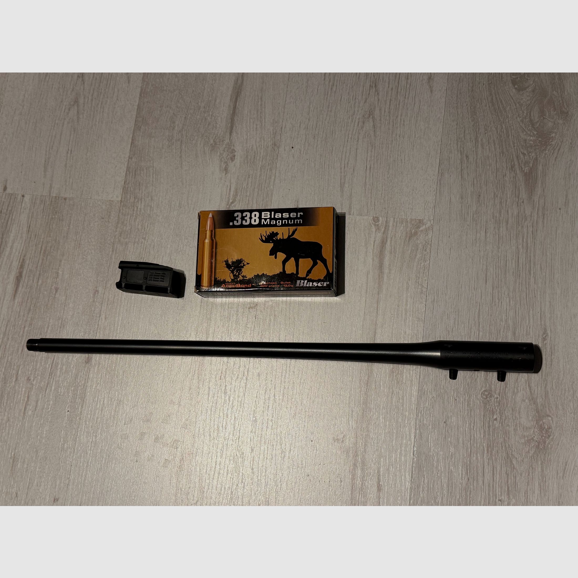 Blaser R8 interchangeable barrel .338 Blaser Magnum
