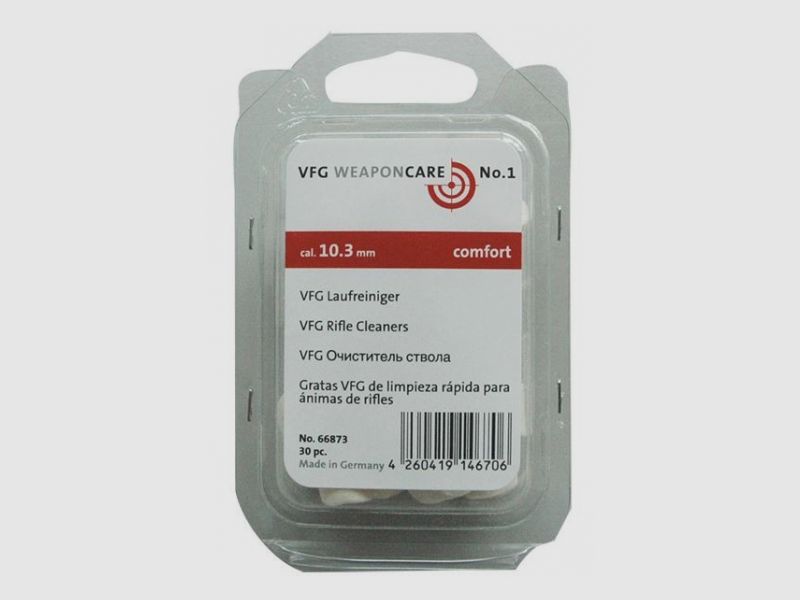 VFG running cleaner for barrels, No. 66873, 10.3 mm