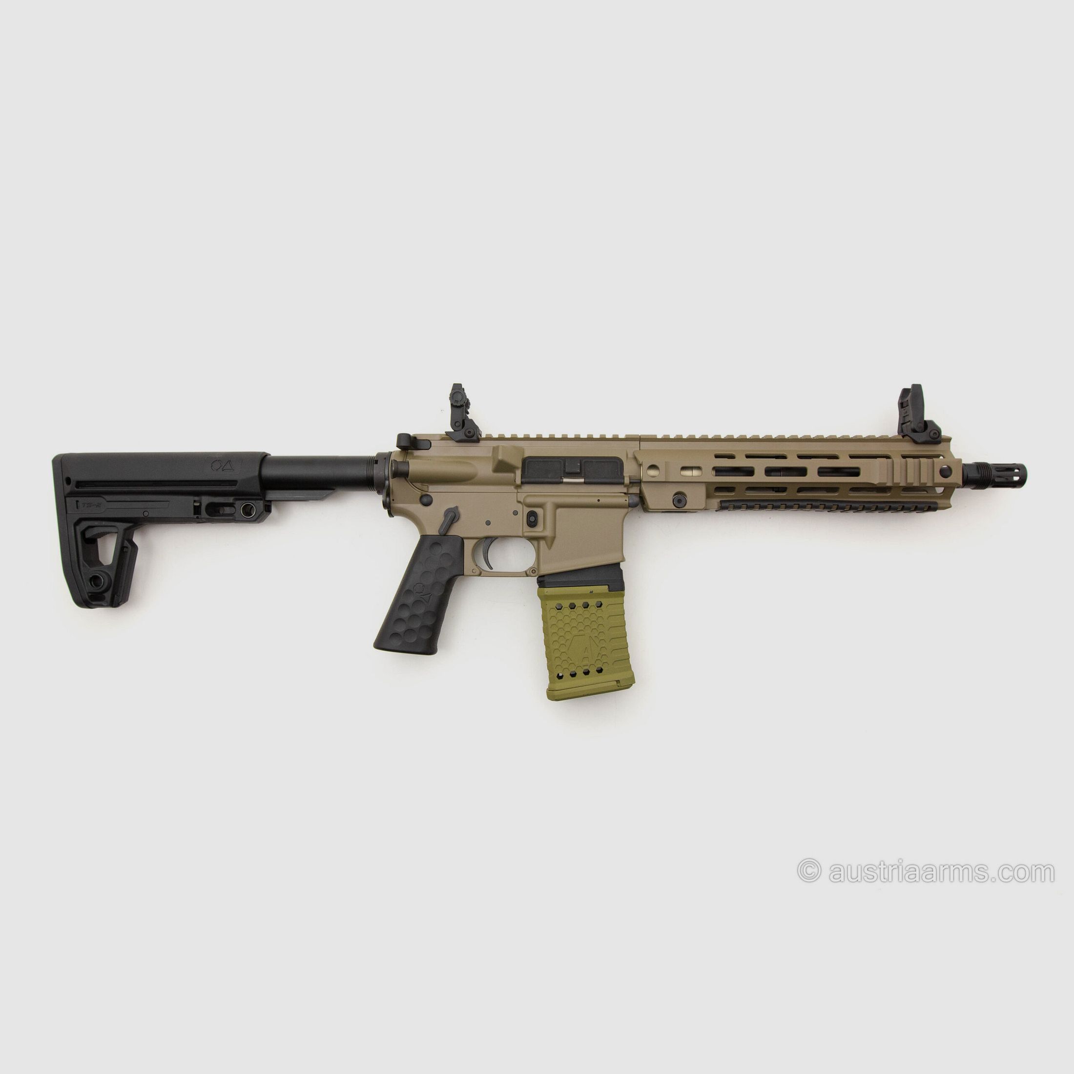 OA-15 SL10, Barrel 10″, OA MDR M-LOK Handguard 9.5″, OA M4 Lightweight Stock, MFD, BUIS, New firearm, .223 Rem., image 2 of 5