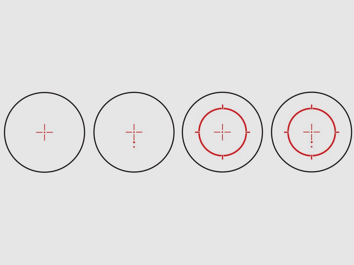 Sig Sauer ROMEO4S ballistic red dot sight Circle Quadplex SOR43022