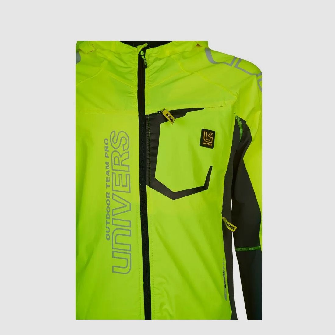 Outdoor Cardigan Courmayeur Geel Zwart, afbeelding 3 van 5
