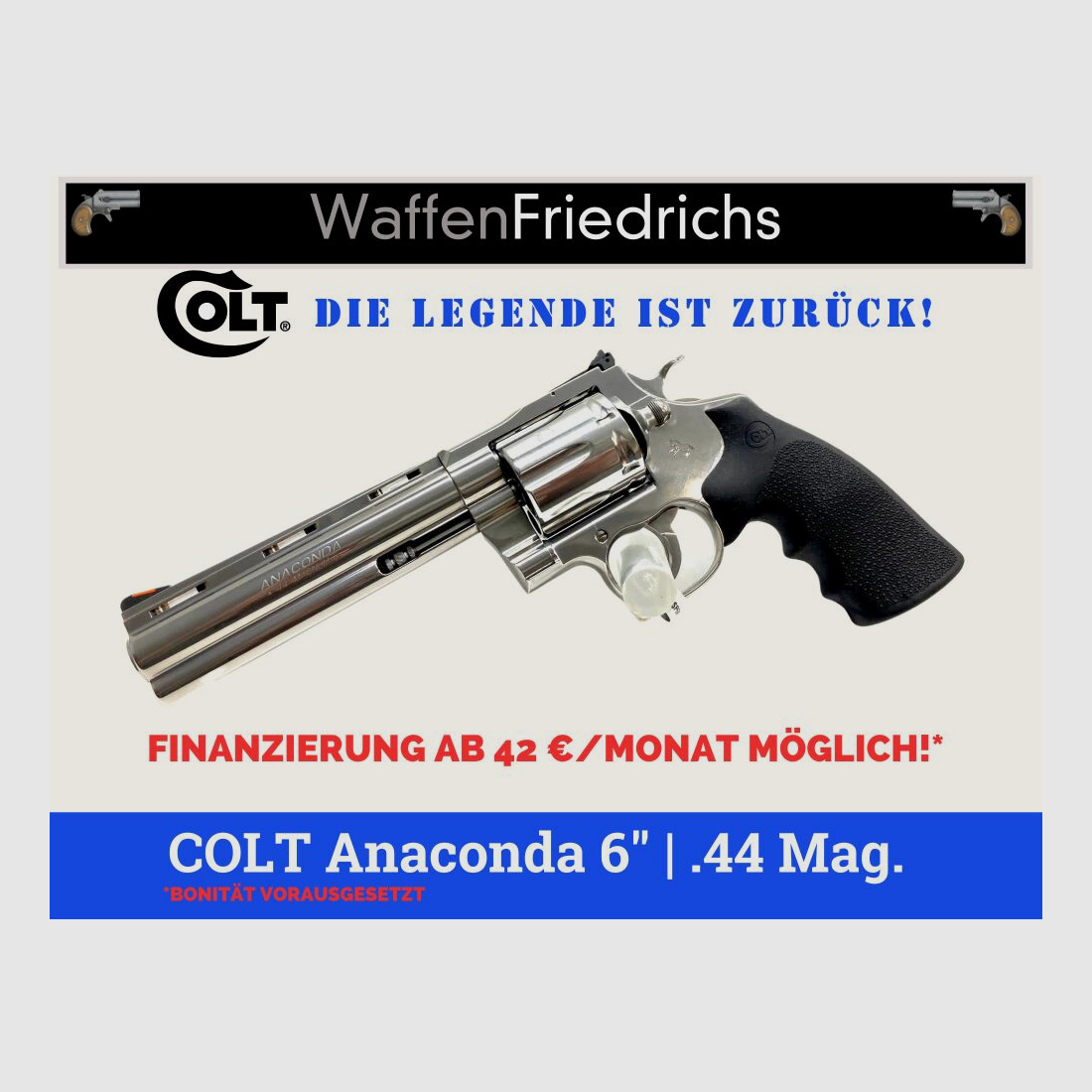 COLT	 Anaconda 6" - Waffen Friedrichs