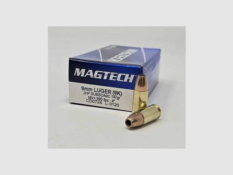 Magtech Magtech 9 mm 147 grs JHP ( #9K )