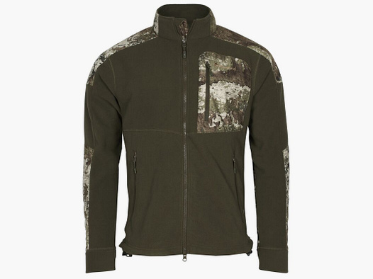 Pinewood Herren Fleecejacke Smaland Hunters Camou H.Brown/Strata