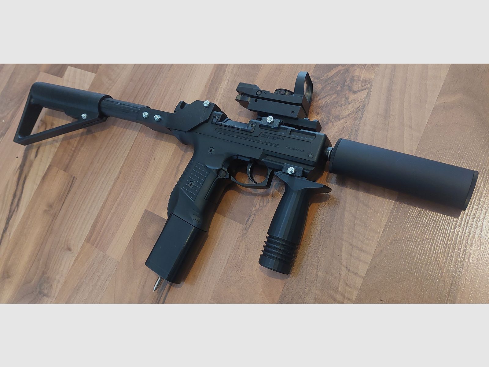 ZORAKI 925 mit MP-Umbau-Kit 9 mm P.A.K. (PTB 1005) Schreckschuss keine Walther Glock HW94 Colt