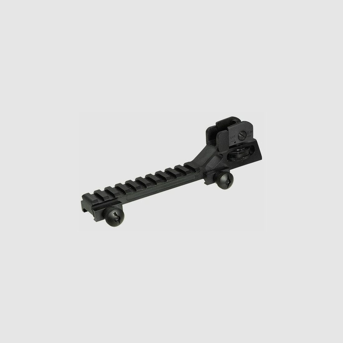 UTG 12.7mm Picatinny riser with integrated rear sight