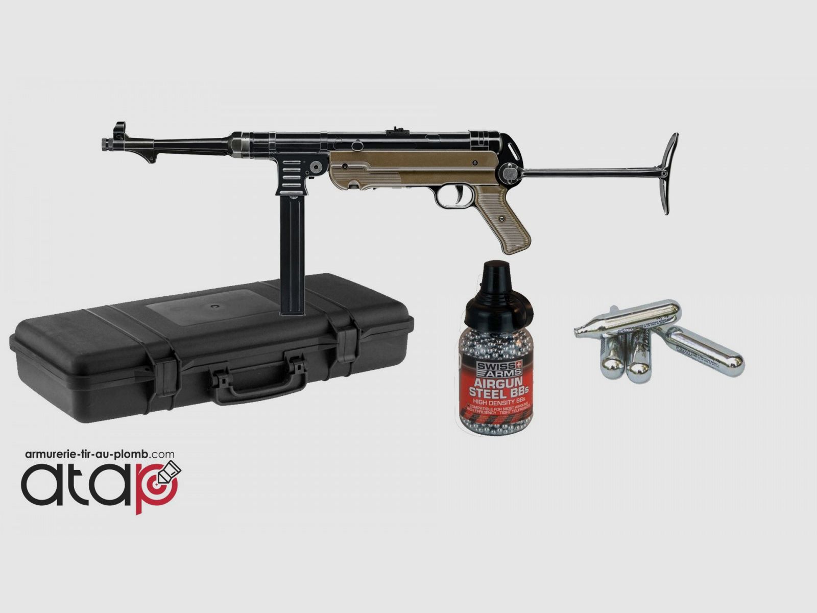 Ready-to-shoot Father's Day pack MP German with CO2 and steel balls, image 1 of 6