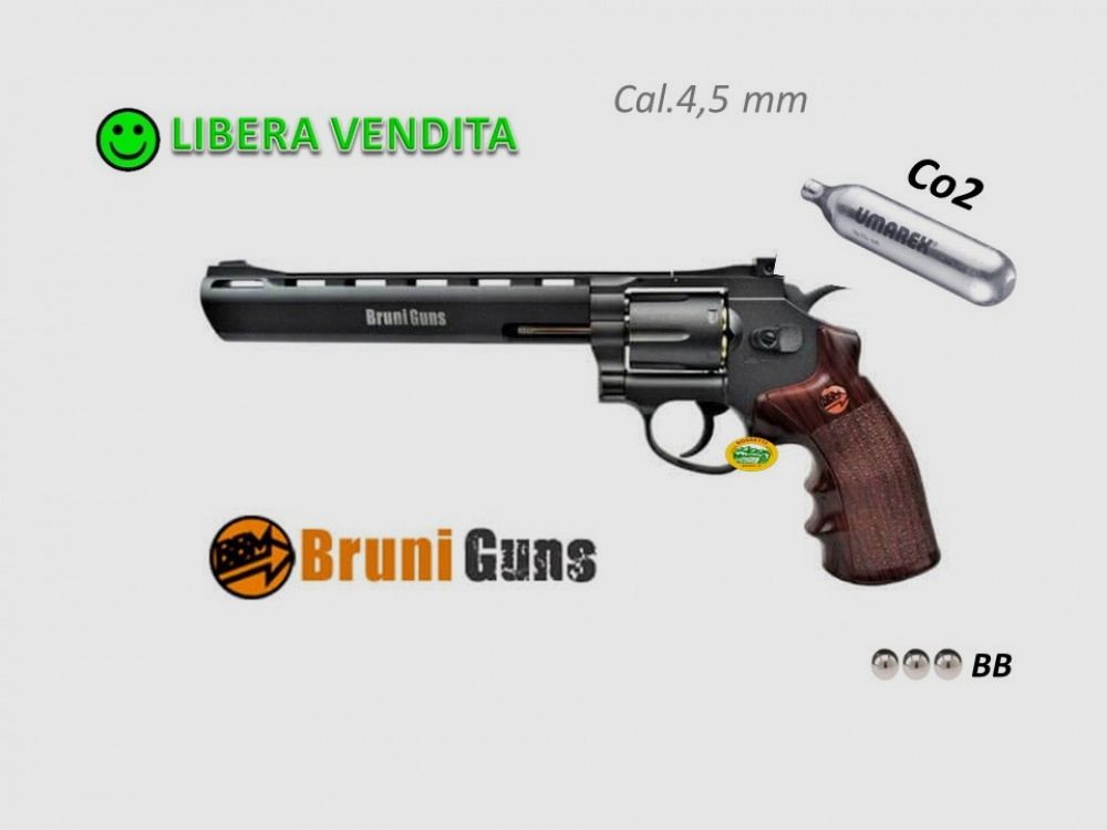 BRUNI Revolver Super Sport 8 Zoll Kal. 4,5 CO2