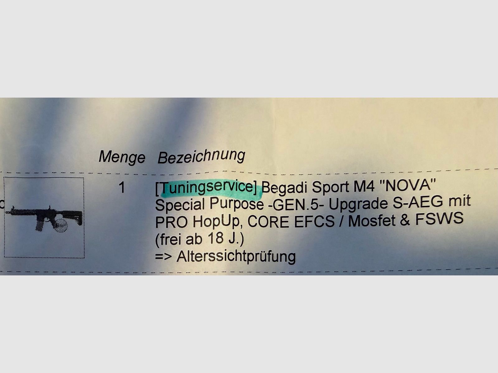 Nova Sport M4 Gen 5 von Begadi wie neu mit ZB