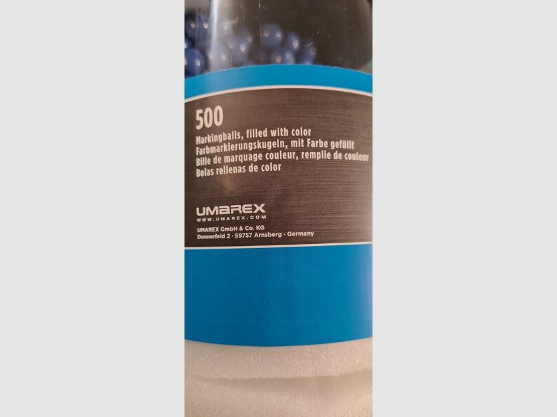 Markingballs Kaliber .43 (T4E Sport) - 300 Stück (+ / -) - Umarex Munition
