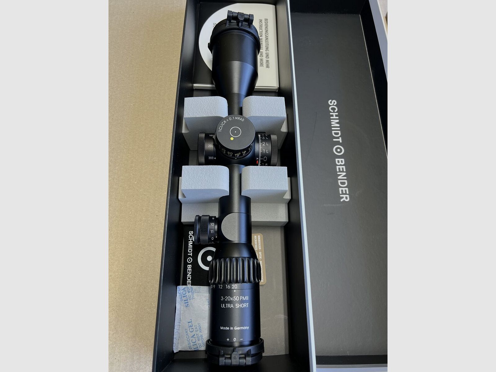 Schmidt & Bender Schmidt & Bender 3-20x50 PM II Ultra Short LP MSR2 1 cm cw DT II+ MTC LT 667-911-822-M3-I6