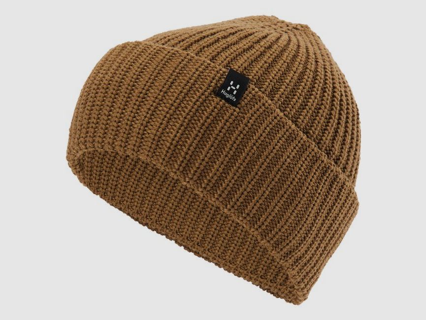 Haglöfs Top Out Beanie Knit Hat Cinnamon Brown, image 1 of 3