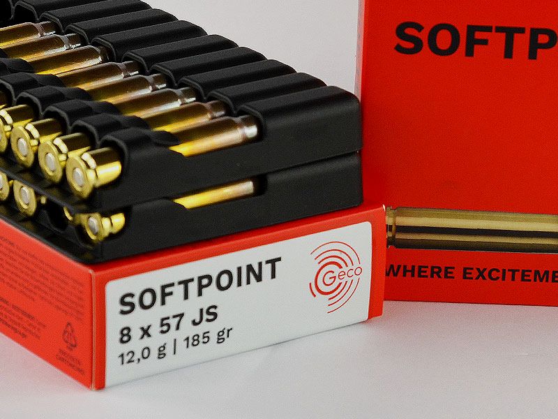 GECO 8 x 57 IS, półpłaszcz 185 grs 1 opakowanie (20 strzałów po 1,995 €*)