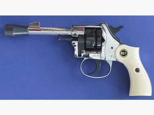 Röhm Revolver RG 9 verchromt 6 mm - PTB 46-69 - sehr selten