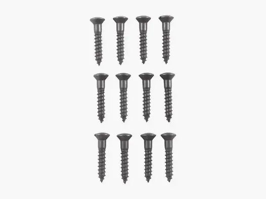 BROWNELLS #12 Tornillos de Tapa de Culata – Acero Negro, Paquete de 12