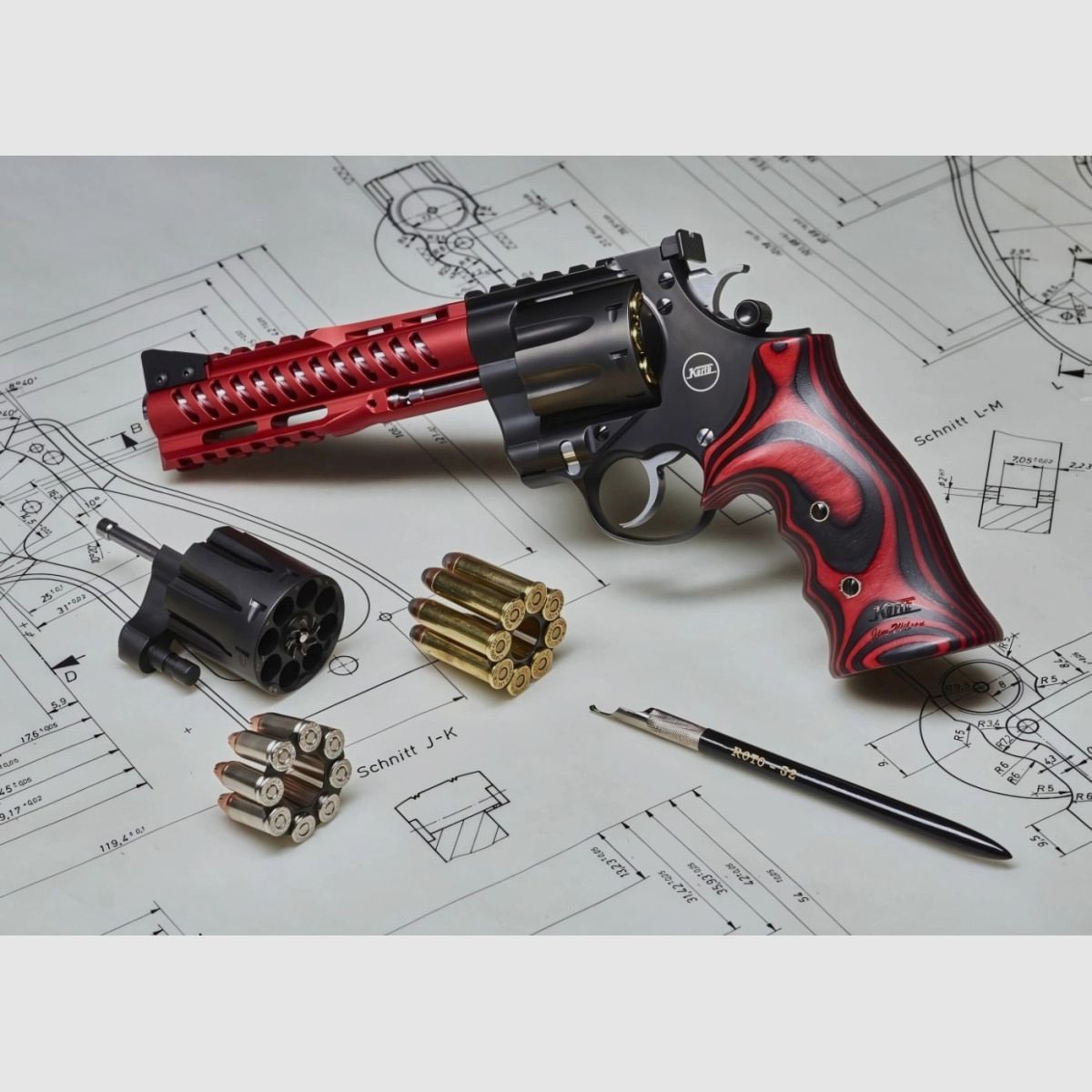 Korth NXA 6'' 8 strzałowy (red), zdjęcie 8 z 8