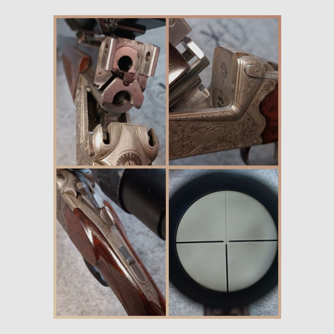 Franz Sodia Ferlach fusil superposé avec canon inséré K&S + ZF Doctor 2,5-10x48