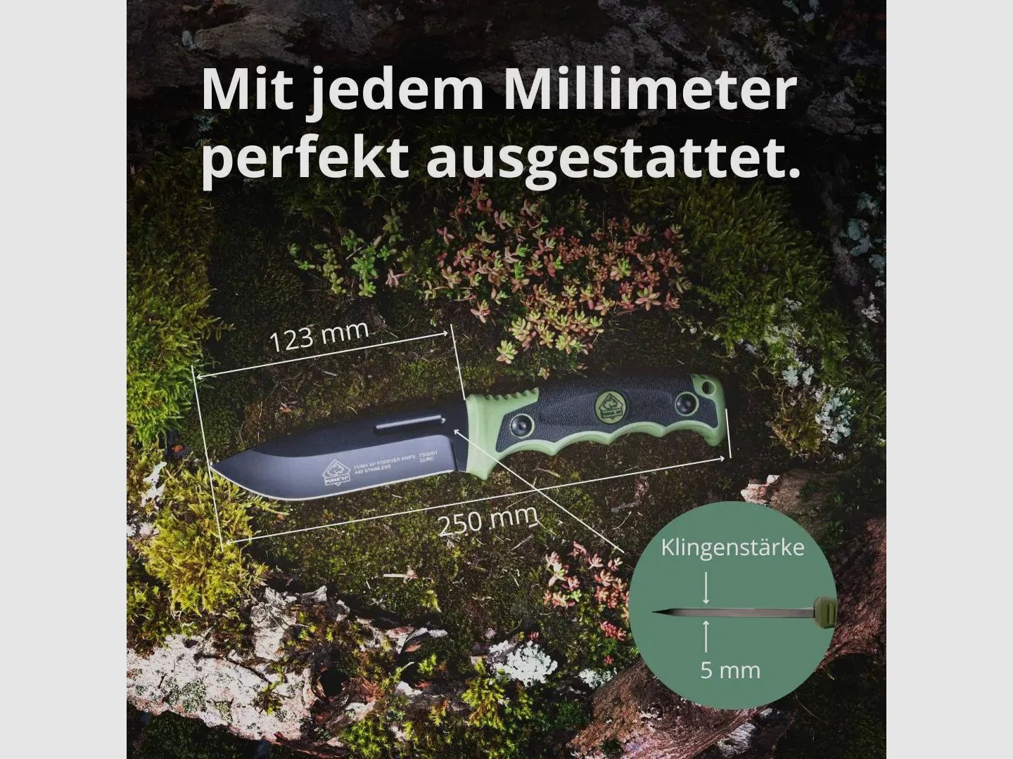 PUMA XP forever survival knife with fire starter