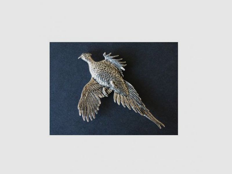 Handgefertigte Fasanen-Anstecknadel, 3–4 cm, Geschenk aus England