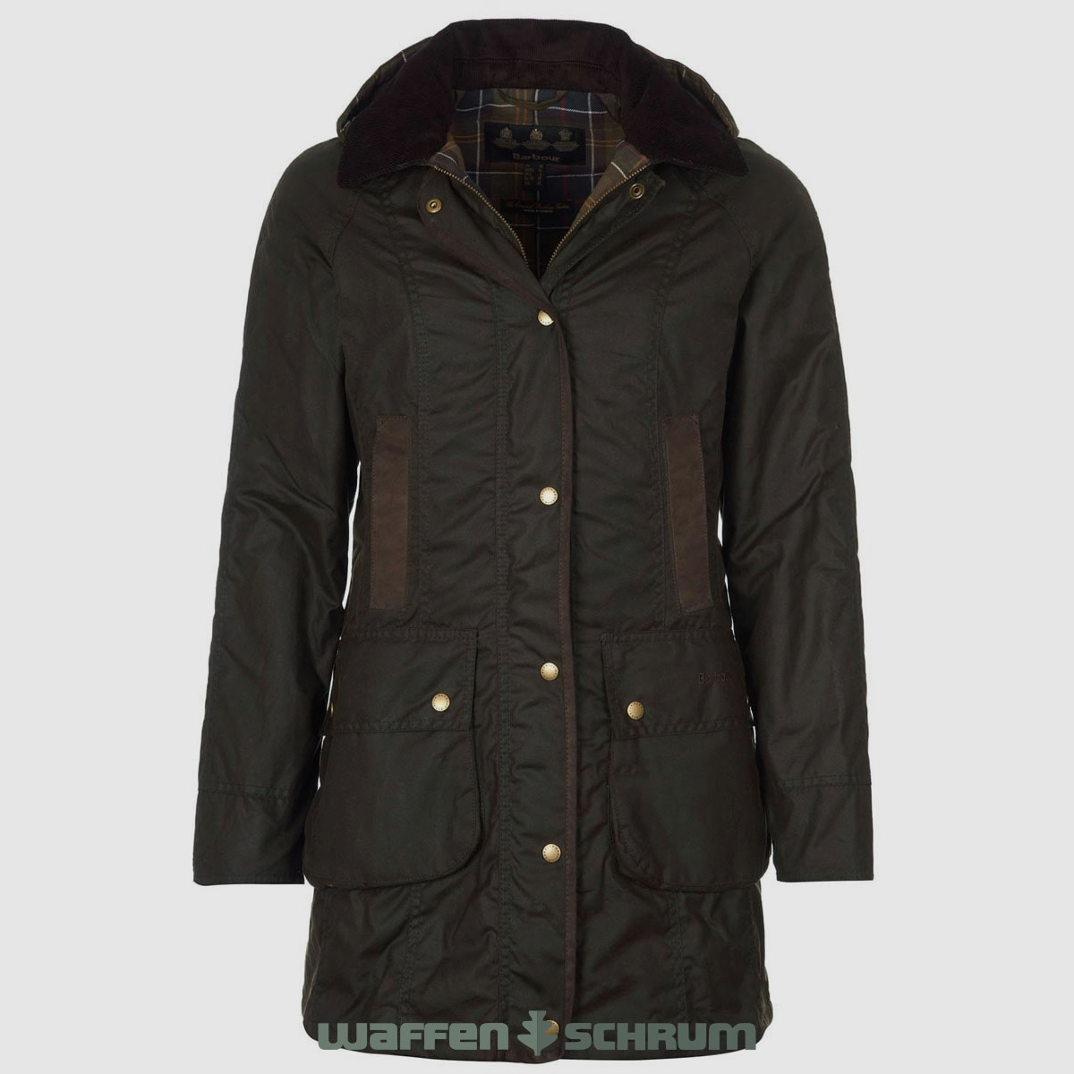Chaqueta de cera Barbour Bower Oliva