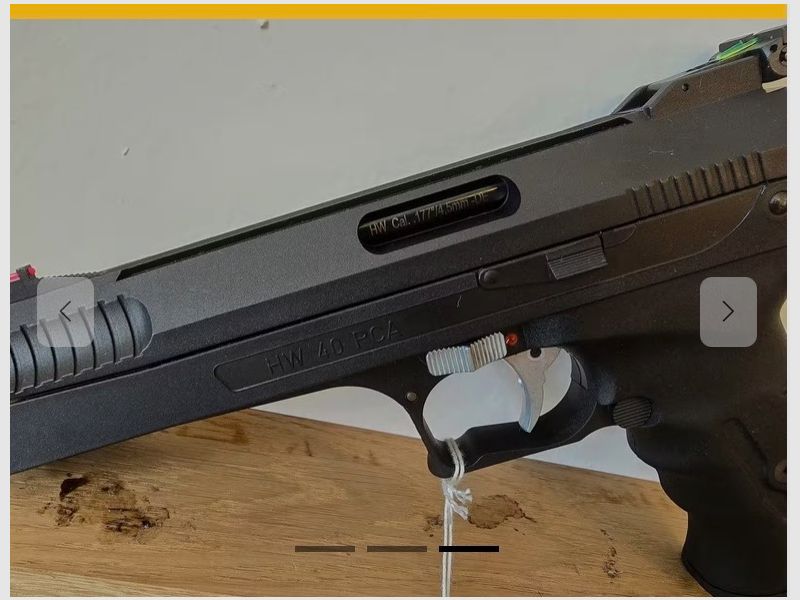 Weihrauch HW 40 PCA (Kal. 4,5 mm / .177) – Neuwertiger Zustand in OVP