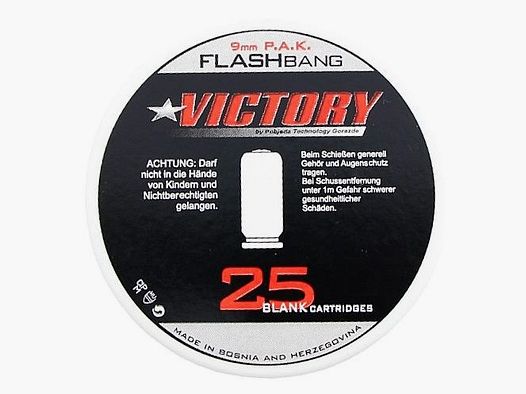 Victory Flashbang Blitz Platzpatronen 9mm PAK