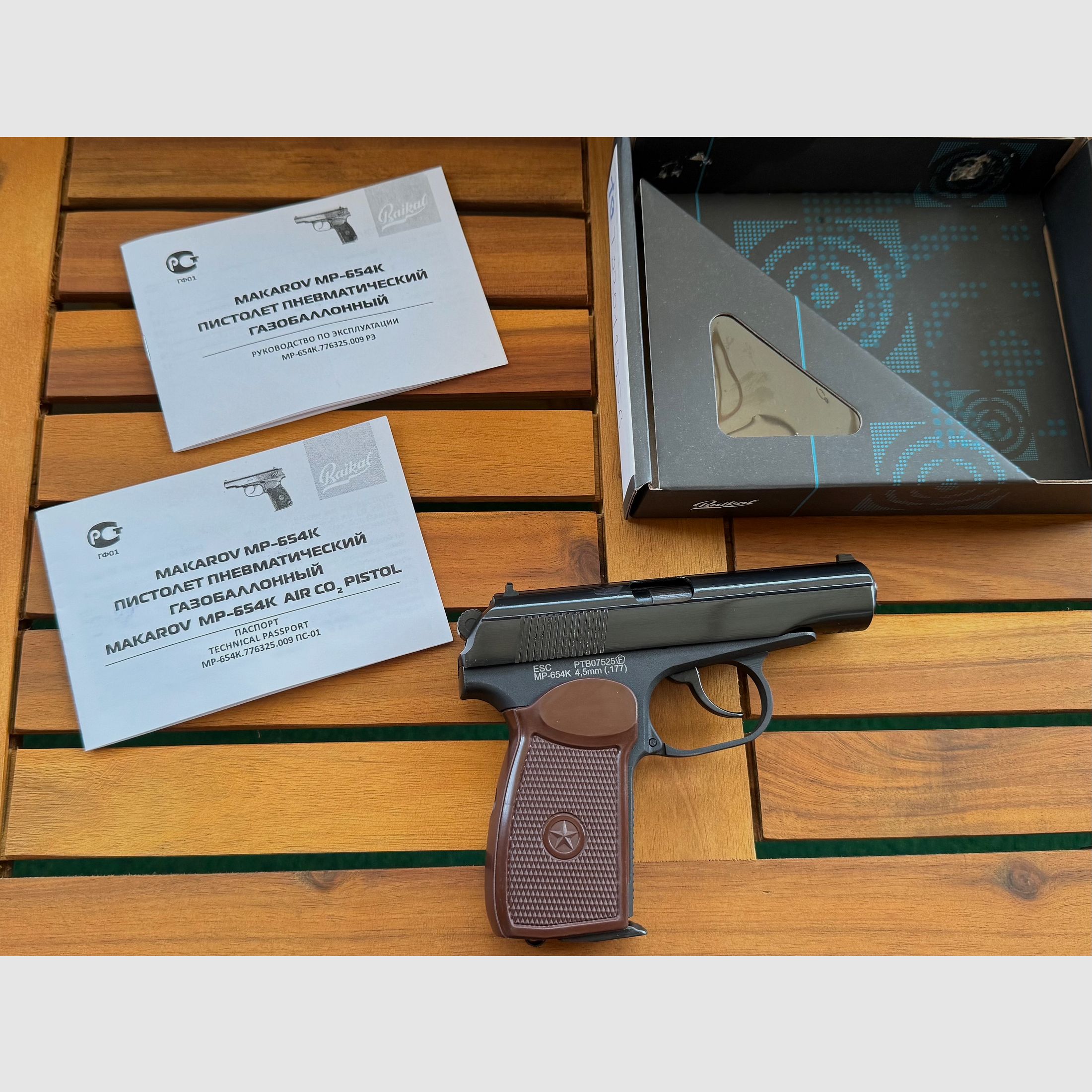 Baikal MP-654K CO₂ pistolet à air 4,5 mm BB – Original Makarov | État de collection