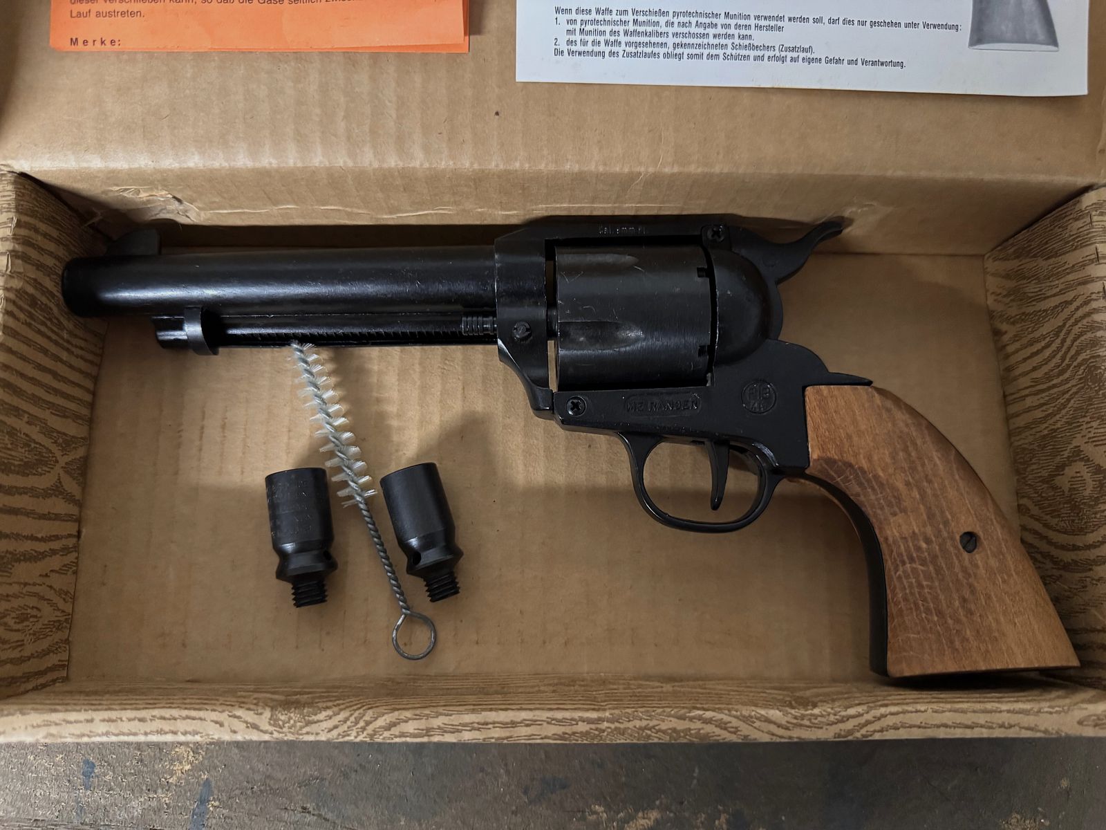 Sammlerstück!!! ME Ranger / SAA Nachbau * 9 mm  * PTB 419 mit Zubehör SSW Schreckschuss