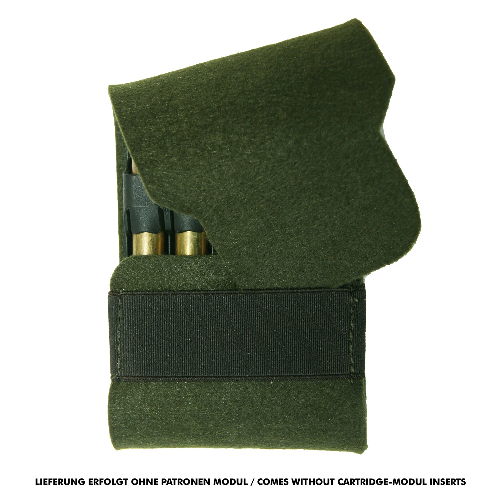 AKAH Felt Cartridge Case for 5 Rifle Cartridges 6.5–9.3 mm and Cartridge Module from RUAG/RWS, image 2 of 3