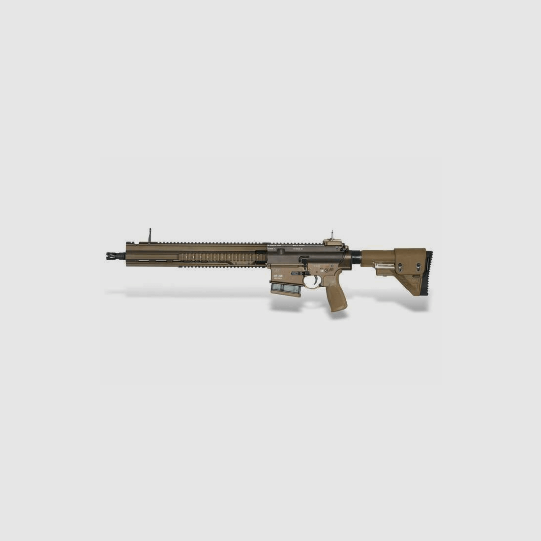 Heckler & Koch HK SLB MR308-28, A3 version, 16.5", sand color .308Win