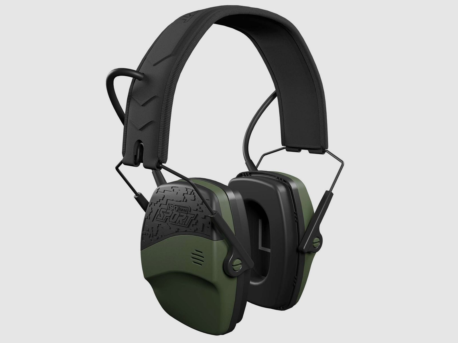 ISOTUNES Sport 37615001 Defy Slim hearing protection in green with Bluetooth