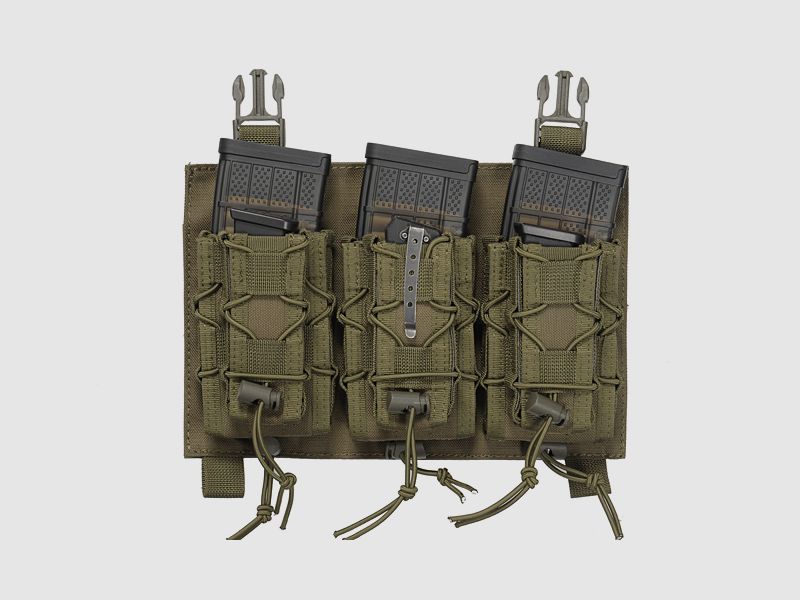 Buckle Up Speed Triple Rifle/Pistol Mag Pouch - Olive