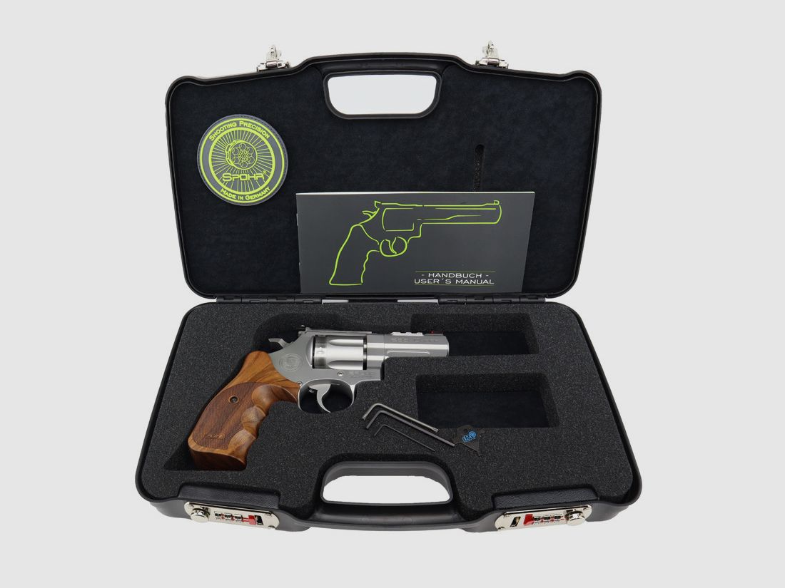 Spohr 283 Carry Acero Inoxidable Revólver de 3" Hecho en Alemania 3 Zoll Caza y Deporte