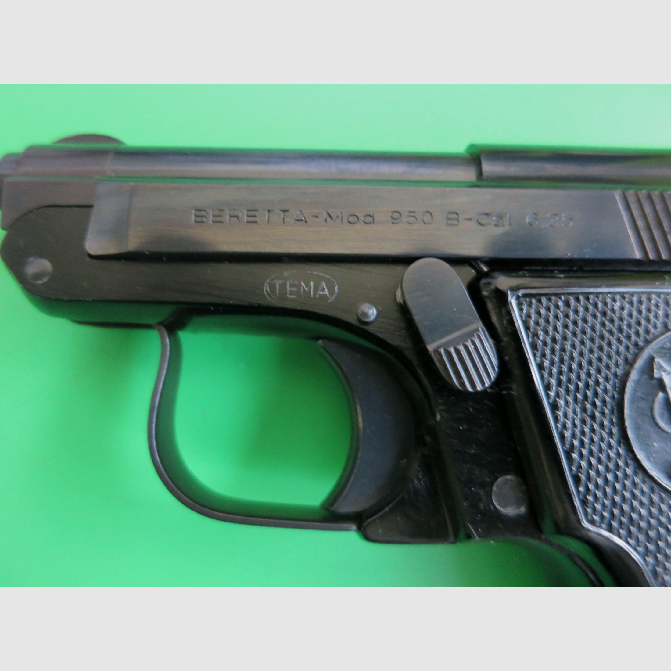 Pietro Beretta 950B pistolet à percussion semi-automatique à bascule 6,35 Browning « MADE IN BRAZIL », comme neuf       #55