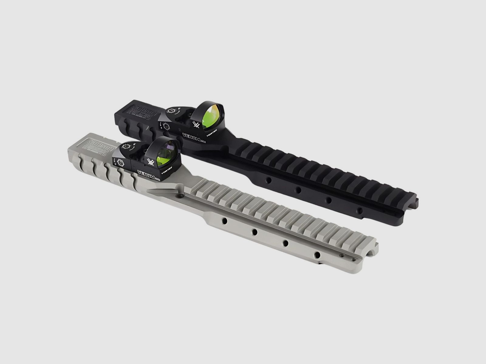 Ruger – Carril Hannibal para visor de punto rojo / Picatinny – Mini-14, Mini Thirty – Plateado – 18331, imagen 3 de 7