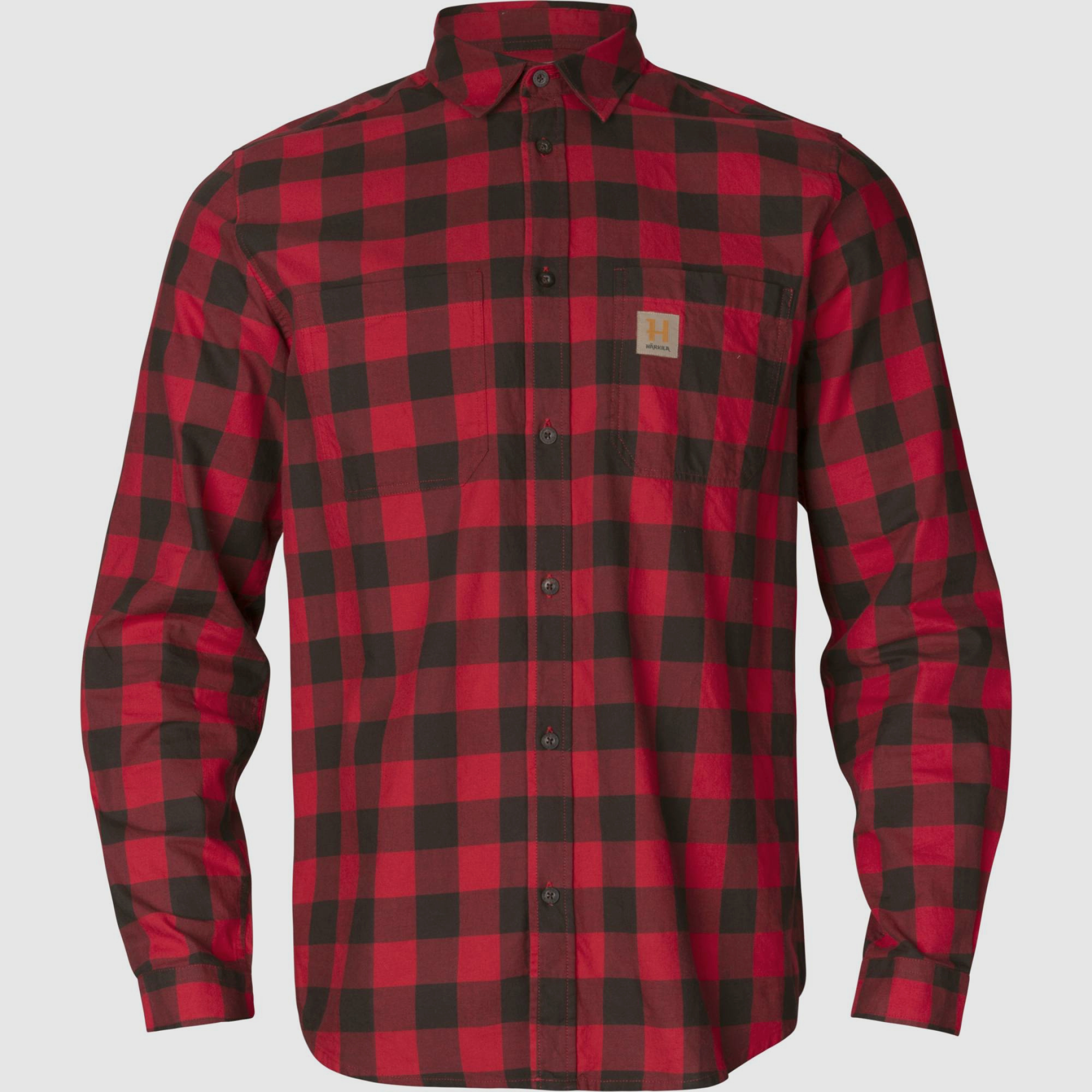 Härkila Herrenhemd Scandinavian, Farbe Red Check 2XL