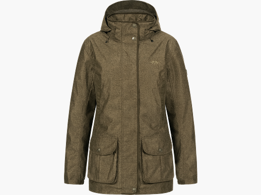 Damen Vintage Mantel Celine Dunkelbraun Mélange Dunkelbraun Mélange 34
