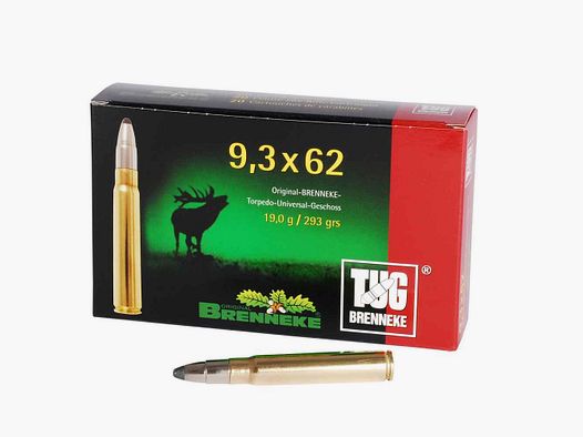 9,3x62 TUG 19,0g/293grs. Brenneke