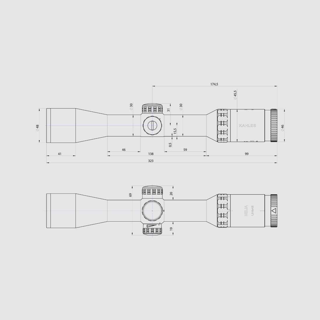 Kahles Helia 1,6-8x42i Zielfernrohr