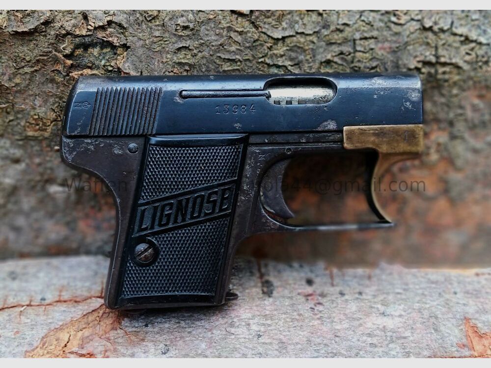 Pistola de una mano modelo Lignose
