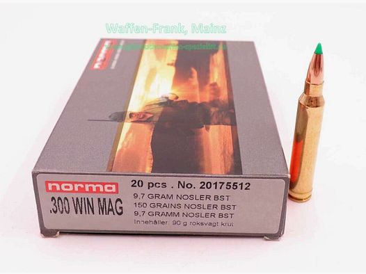 Norma Büchsenpatronen .300WinMag