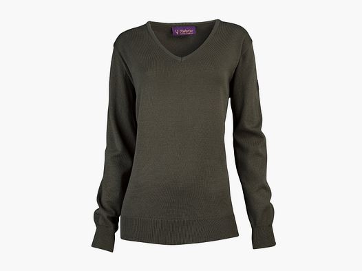 Hubertus Damenpullover V-Ausschnitt