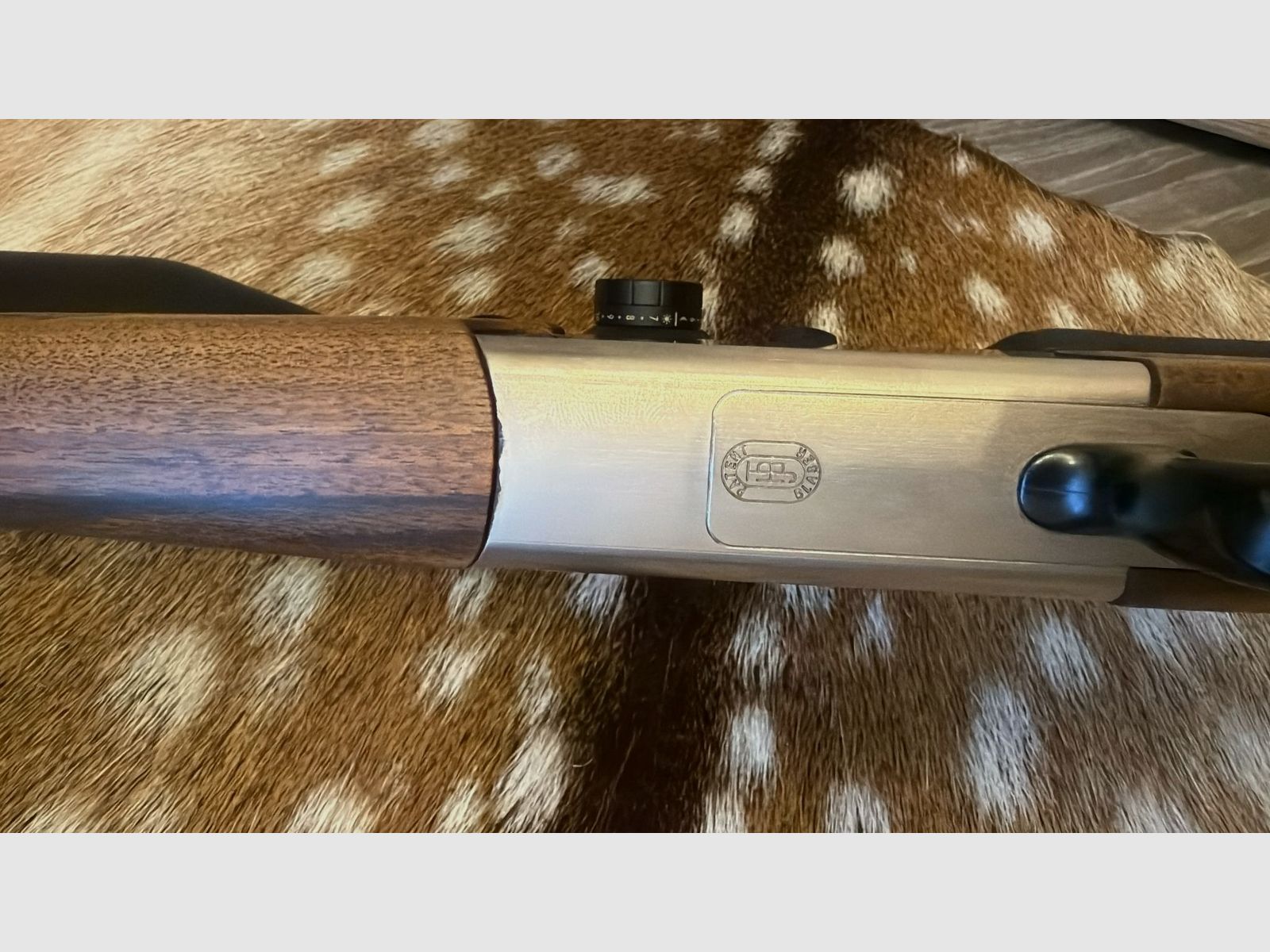 Escopeta de doble cañón (BBF) Patente Blaser con cañón intercambiable