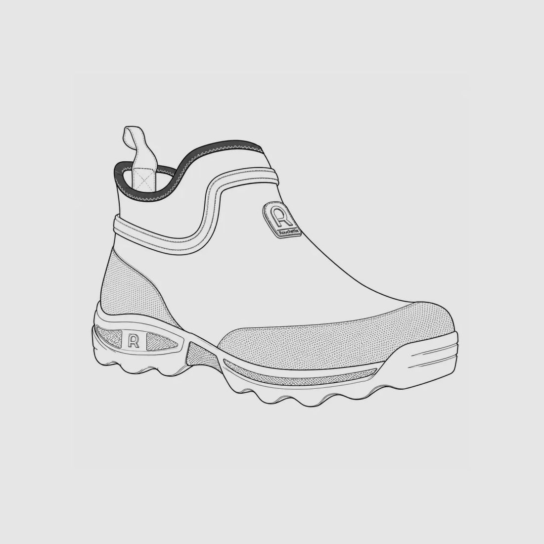 Bottines Rouchette Clean Land kaki doublées néoprène, image 13 sur 15