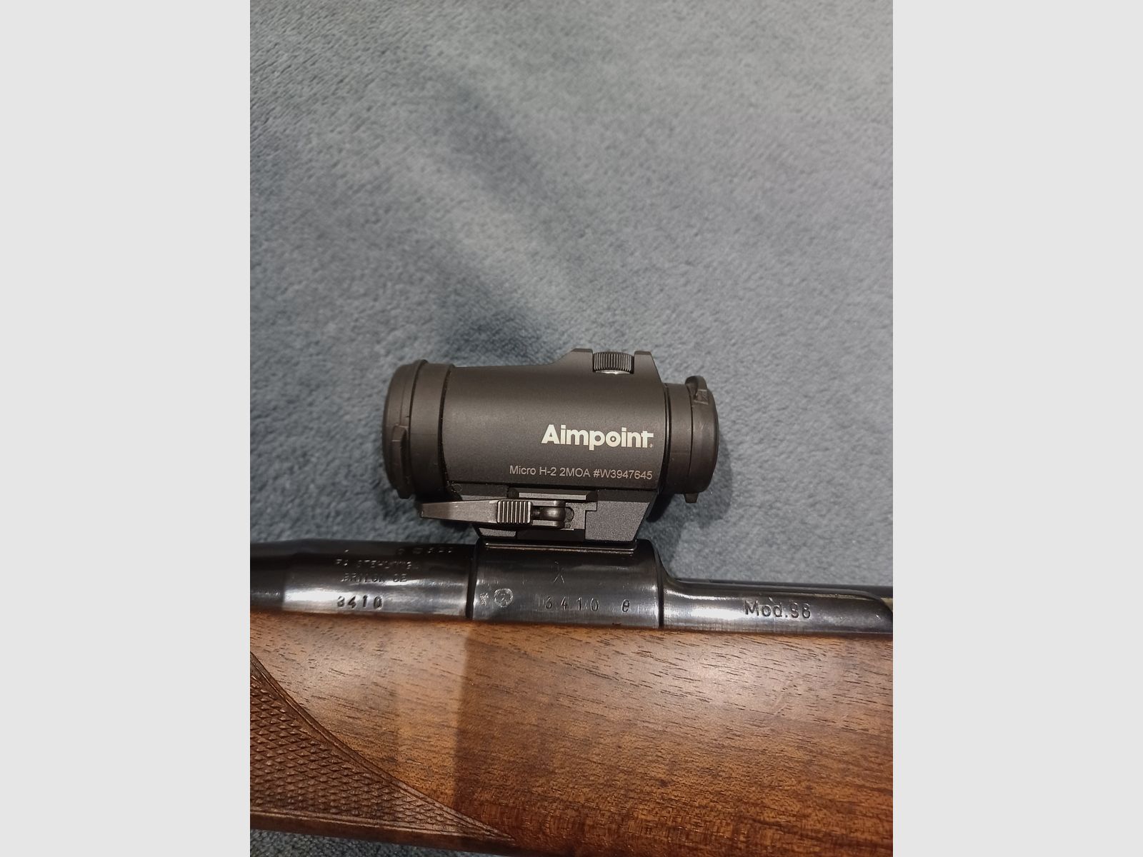 Repeater rifle mod. 98 with hole stock and Aimpoint Micro H2