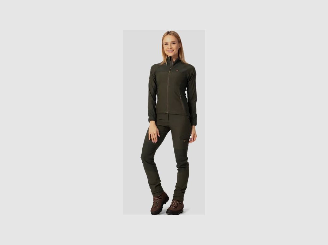 Chaqueta de mujer Tagart Cramp Pro de secado rápido en verde oscuro, imagen 2 de 5