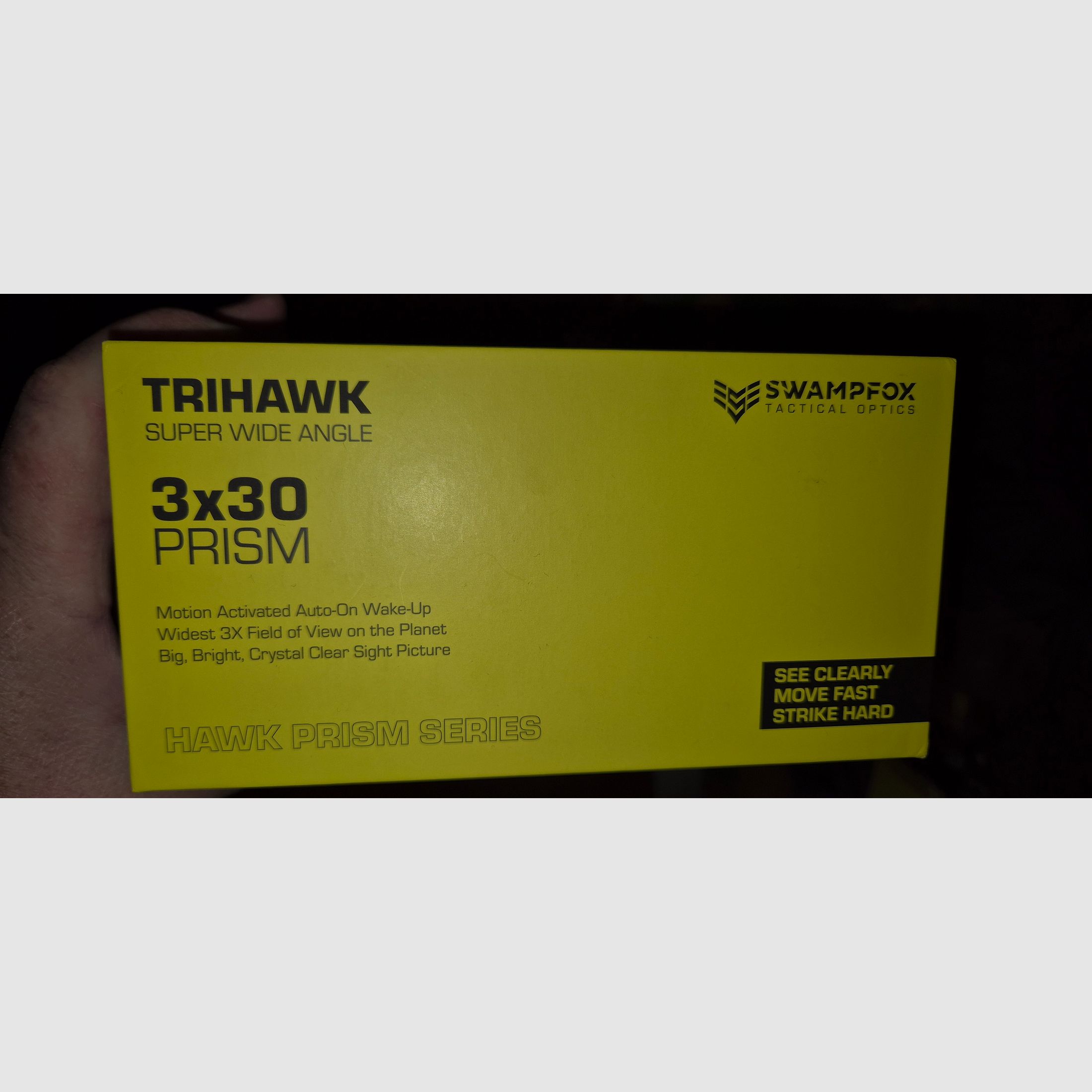Swampfox Trihawk 3x Prism Scope Zielfernrohr, hervorragendes Sichtfeld