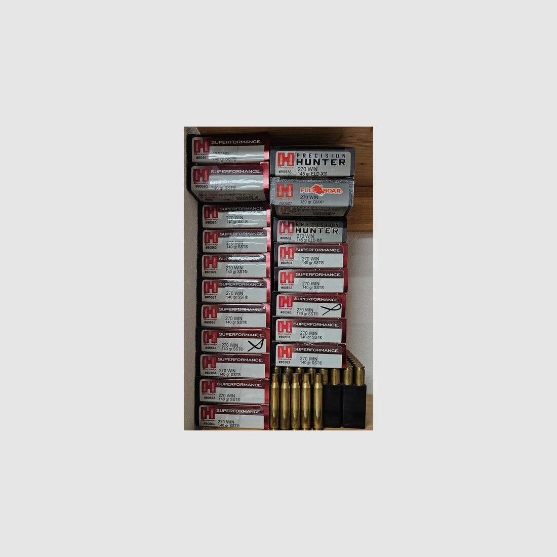 543 Leerhülsen Hornady .270win