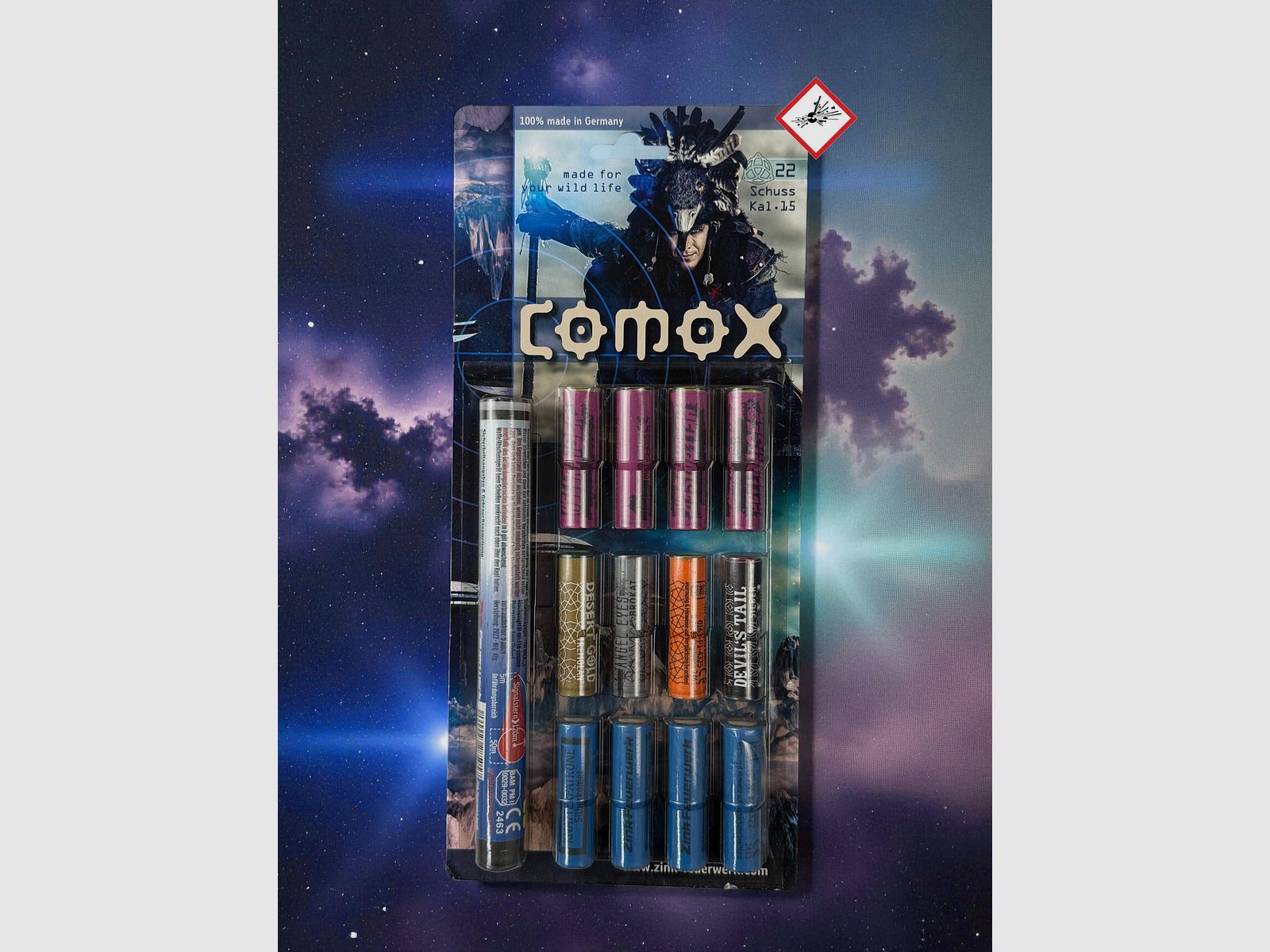 Zink Comox Pyro Sortiment 15mm 22tlg.